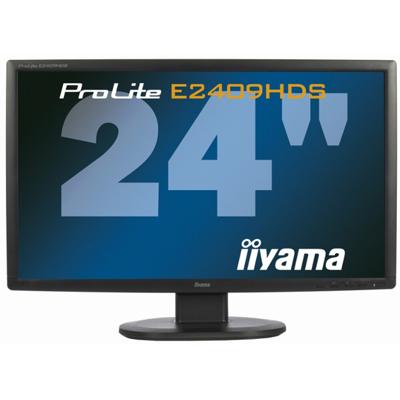 iiyama ProLite E2409HDS-B1 - 24 inch - 1920x1080 - DVI - HDMI - VGA - Zwart