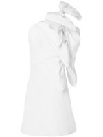 Carolina Herrera robe courte à détail de nœud - Blanc - thumbnail