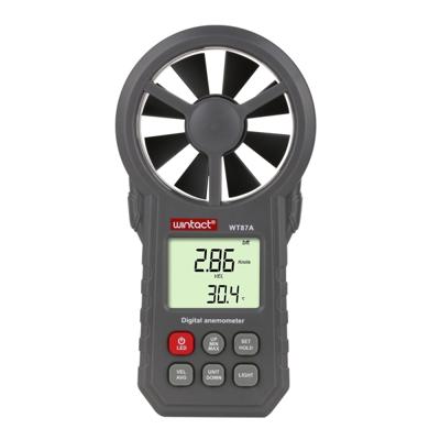 WT87A draagbare anemometer thermometer wind snelheid gauge meter
