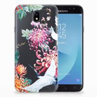 Samsung Galaxy J7 2017 | J7 Pro | TPU Hoesje | Bird Flowers