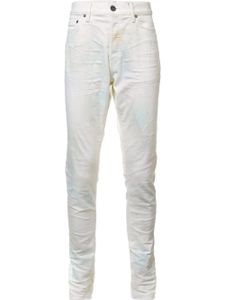 John Elliott creased slim-fit jeans - Blanc