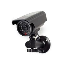 Nedis Dummy Beveiligingscamera | Bullet | IP44 | Zwart | 1 stuks - DUMCBS10BK DUMCBS10BK