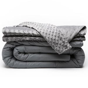 Swiss Nights Verzwaringsdeken - 7 KG - Weighted Blanket + Minky hoes - 150x200 cm