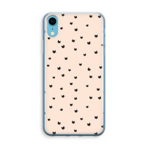 Kleine kattenkopjes: iPhone XR Transparant Hoesje