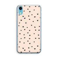 Kleine kattenkopjes: iPhone XR Transparant Hoesje