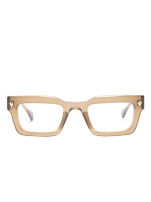 T Henri Eyewear lunettes de vue Slantnose Rx à monture carrée - Marron