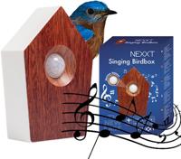 Nexxt Vogelgeluiden Huisje - Met Sensor - Hout