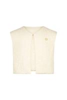 Le Chic Zomer gilet meisjes Ivoor wit - pailletten - Eloise