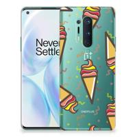 OnePlus 8 Pro | Siliconen Case | Icecream