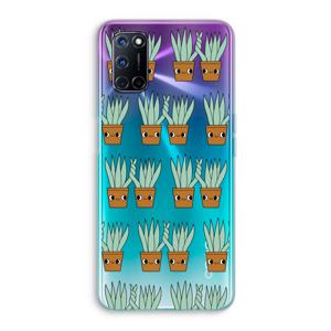 Sansevieria: Oppo A92 Transparant Hoesje