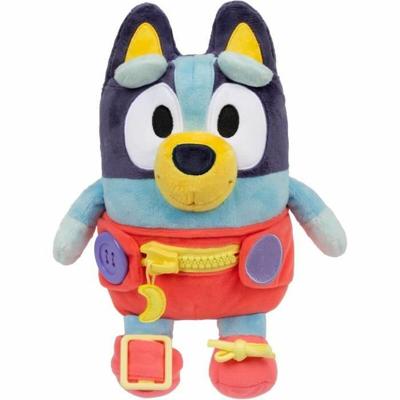 Knuffel Bluey Blauw rouge Plastic