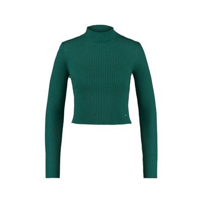 America Today ribgebreide coltrui Kendall bottle green America Today ribgebreide coltrui Kendall bottle green