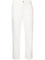 Ermanno Scervino pantalon en coton à coupe ample - Blanc