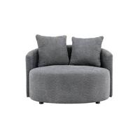 Rebellenclub Vaian Loungefauteuil XL - Grijs