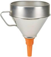 PRESSOL Sheet metal funnel 200 mm tinplate w.sieve