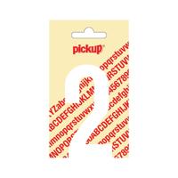 Plakcijfer Nobel 90 mm wit 2 Pickup - Pickup