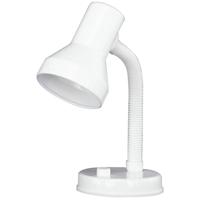 LED Bureaulamp Mat Wit - Moderne Tafelverlichting met E27 Fitting