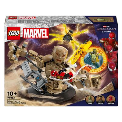 LEGO super heroes 76280 spider-man vs. sandman: eindstrijd