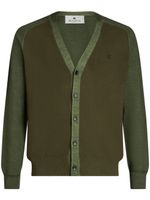 ETRO cardigan en laine vierge - Vert