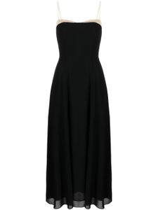 Reformation robe longue Abrielle - Noir