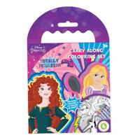 Disney Princess Meeneem Kleurset - 5 Waskrijtjes & 64 Kleurplaten - thumbnail