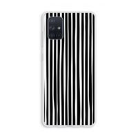 Stripes: Galaxy A71 Transparant Hoesje
