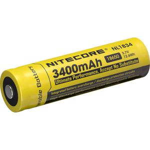 NiteCore NL1834 Speciale oplaadbare batterij 18650 Li-ion 3.7 V 3400 mAh