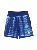 Marcelo Burlon County Of Milan Kids short de sport Soundwaves - Bleu - thumbnail