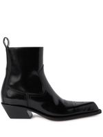 Off-White bottines d'inspiration western - Noir