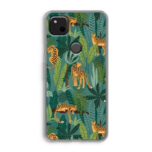 Luipaard 2: Google Pixel 4a Transparant Hoesje