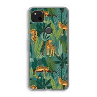 Luipaard 2: Google Pixel 4a Transparant Hoesje