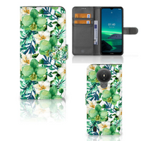 Nokia 1.4 Hoesje Orchidee Groen - thumbnail