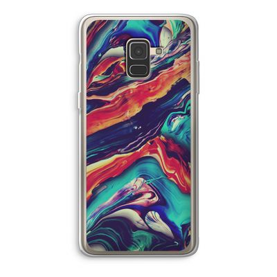 Chameleon Sun: Samsung Galaxy A8 (2018) Transparant Hoesje