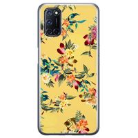 Oppo A52 siliconen hoesje - Floral days