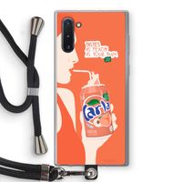 Peach please!: Samsung Galaxy Note 10 Transparant Hoesje met koord