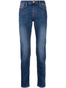 PS Paul Smith jean slim à taille mi-haute - Bleu