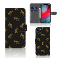 Telefoonhoesje | Met pasjeshouder | voor Apple iPhone 11 Pro Max Leopards