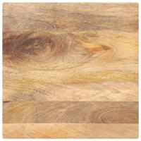 Tafelblad vierkant 50x50x3,8 cm massief mangohout