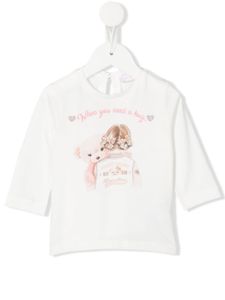 Monnalisa t-shirt When You Need A Hug - Blanc