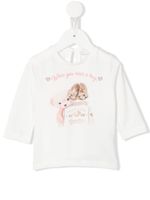 Monnalisa t-shirt When You Need A Hug - Blanc