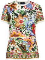 ETRO t-shirt en coton à fleurs - Tons neutres - thumbnail