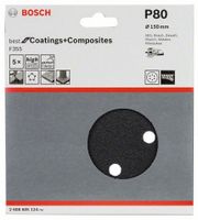 Bosch Accessories Best for Stone 2608605124 Excenterschuurpapier Met klittenband, Geperforeerd Korrelgrootte (num) 80 (Ø) 150 mm 5 stuk(s) - thumbnail