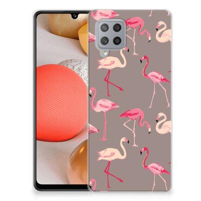 Samsung Galaxy A42 | TPU Hoesje | Flamingo