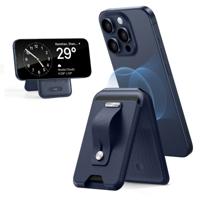 Geo Wallet Stand (HaloLock) with Built-in Find My - Dark Blue