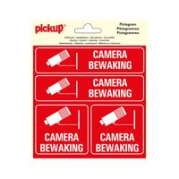 Pictogram 15x15cm 4 op 1 Camerabewaking - Pickup