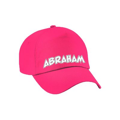 Cadeau pet/cap voor heren - Abraham - roze - vijftig/50 jaar - verjaardag Cadeau pet/cap voor heren - Abraham - roze - vijftig/50 jaar - verjaardag