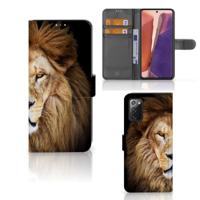 Samsung Galaxy Note 20 | Telefoonhoesje | Met pasjeshouder | Leeuw