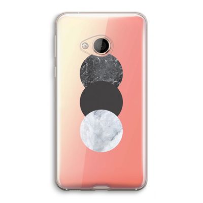 Marmeren cirkels: HTC U Play Transparant Hoesje