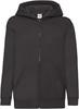 Fruit Of The Loom F401NK Kids´ Classic Hooded Sweat Jacket - Black - 140