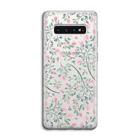 Sierlijke bloemen: Samsung Galaxy S10 4G Transparant Hoesje